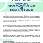 Advancing fiscal accountability in Cross River state