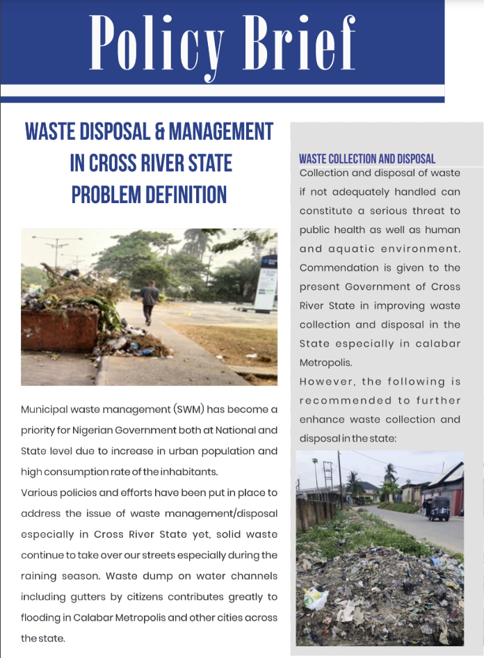 You are currently viewing Waste disposal and management in Cross River state